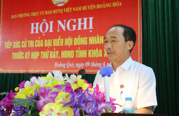 Phó Chủ tịch Thường trực HĐND tỉnh Thanh Hóa Lê Tiến Lam